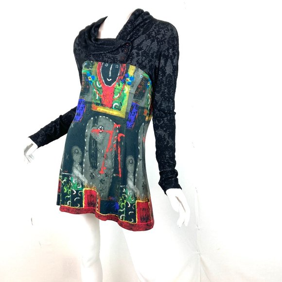 Adventures des Toiles Dresses & Skirts - Vintage Adventures des Toiles Micro Mini Dress/Tunic